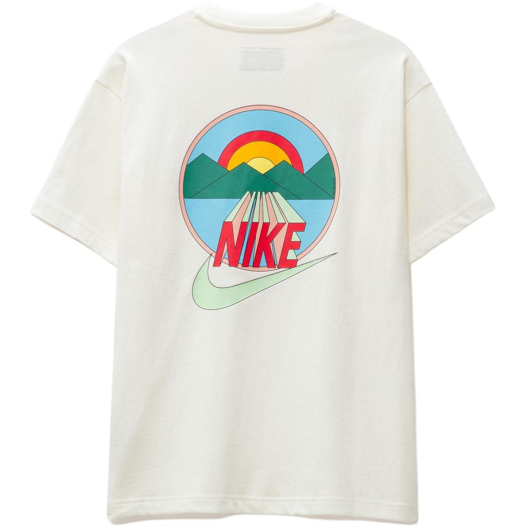 New Nike T Shirts Unisex White FB2759-133