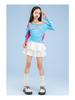 Girls' Cool Blue Jazz & Hip Hop Dance Costume for Performances