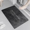 Non-slip Quick-dry Diatom Mud Marble Bathroom Floor Mat