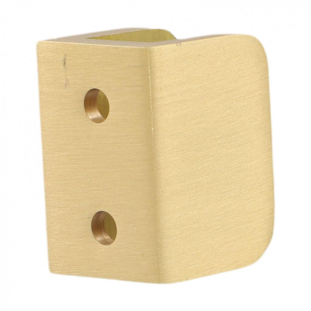 Easy Installation Bathroom Shelf Support Brass Glass Clamp
