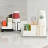 Desktop Disposable Cup Holder Organizer Household Creative Coffee Cup Sugar Bag Tea Bag Storage Box Metal Cup Holder