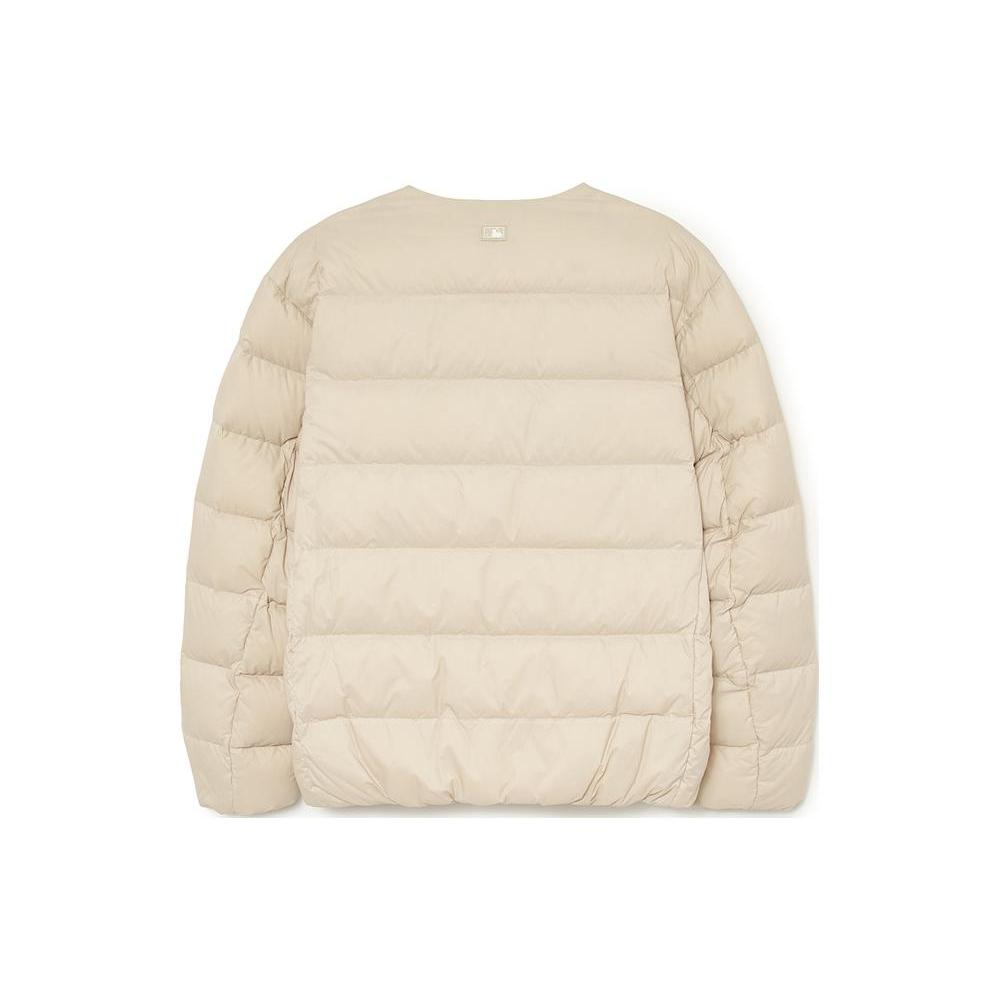 New MLB Down Jackets Women's Apricot 3ADJB1536-50SAM