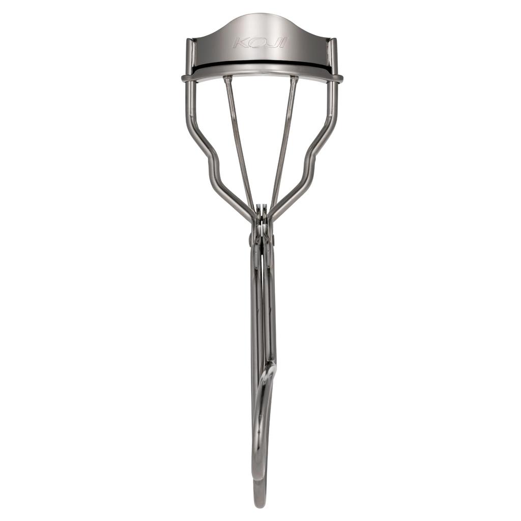 Koji Honpo Push Catch für Einzel- und Doppelfalten Inklusive Ersatz-Gummiband & Wimpernformer, Silber, Augenlider,