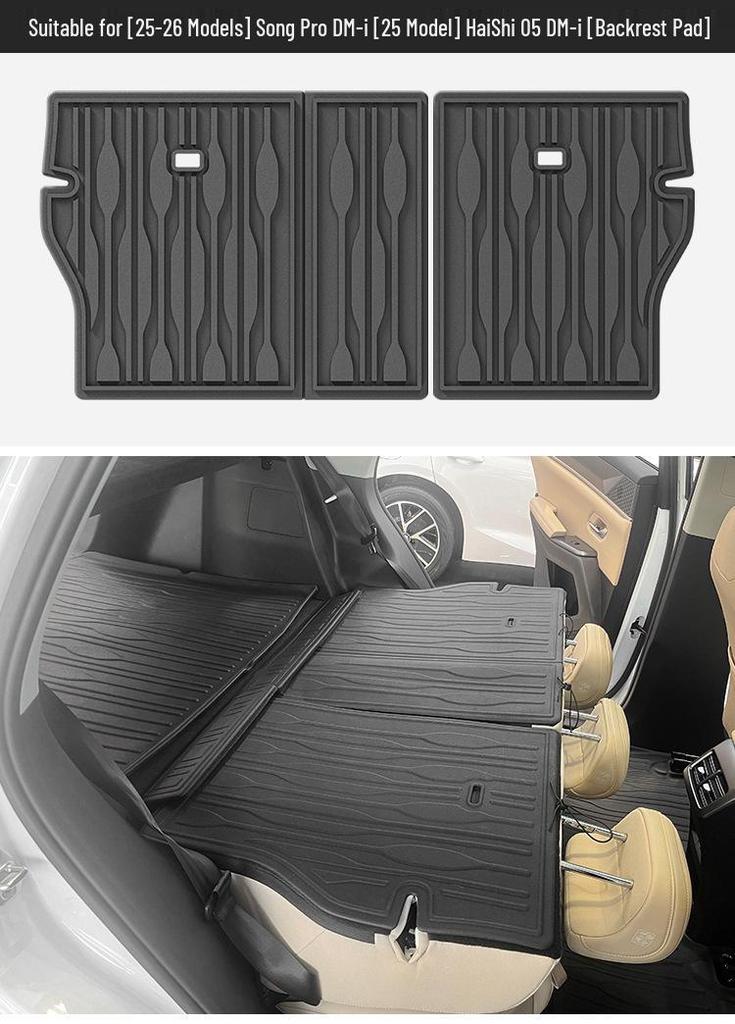 Waterproof TPE Floor & Trunk Mats for 2022-2026 BYD Song PRO