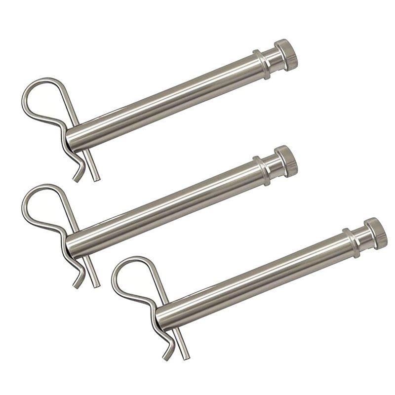 For B& W 2-Inch And 2.5-Inch Trailer Replacement Hitch Pin And Clip- TS35010 Stainless Steel Set