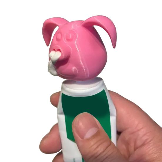 Nosa Nakrętka na Pastę do Zębów Śmieszny Dozownik do Pasty do Zębów Zwierzę 3D Drukowany Kształt Nosa Nakładka na Pastę do Zębów Prezent Gag dla Przyjaciół Rodziny