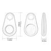 1-5pcs Wireless Mini GPS Tracker Anti-lost Alarm Key Child Bag Wallet Finder Bluetooth APP Locator Smart Tag For Ios And Android