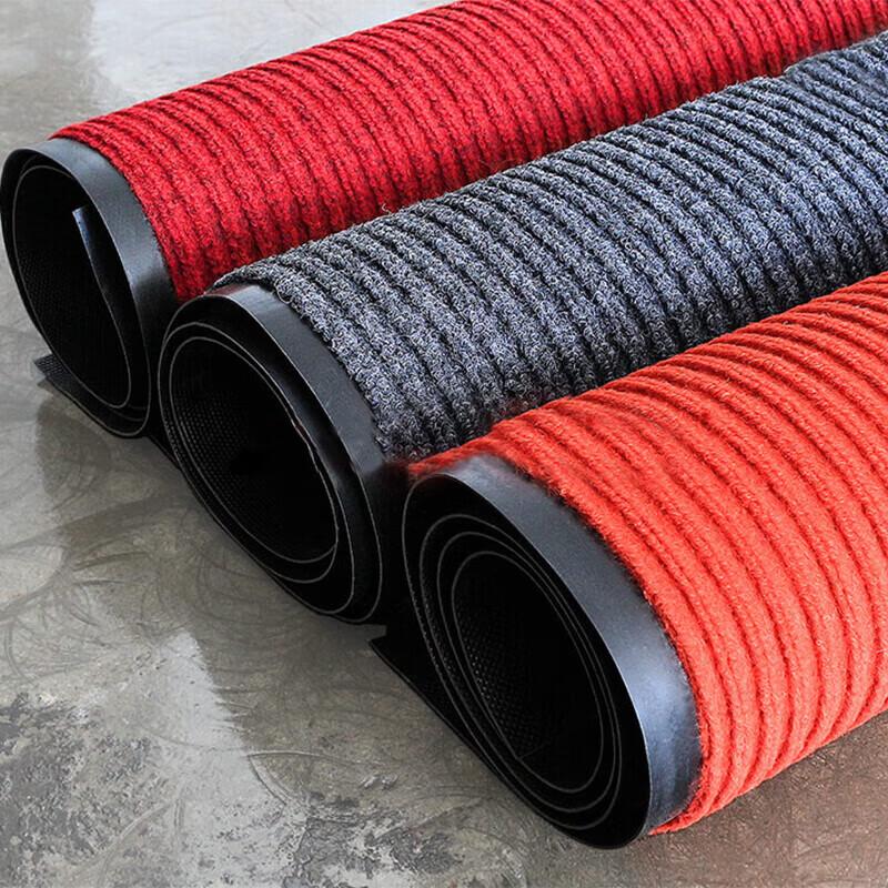 PVC Double Stripe Anti-Slip Absorbent Floor Mat