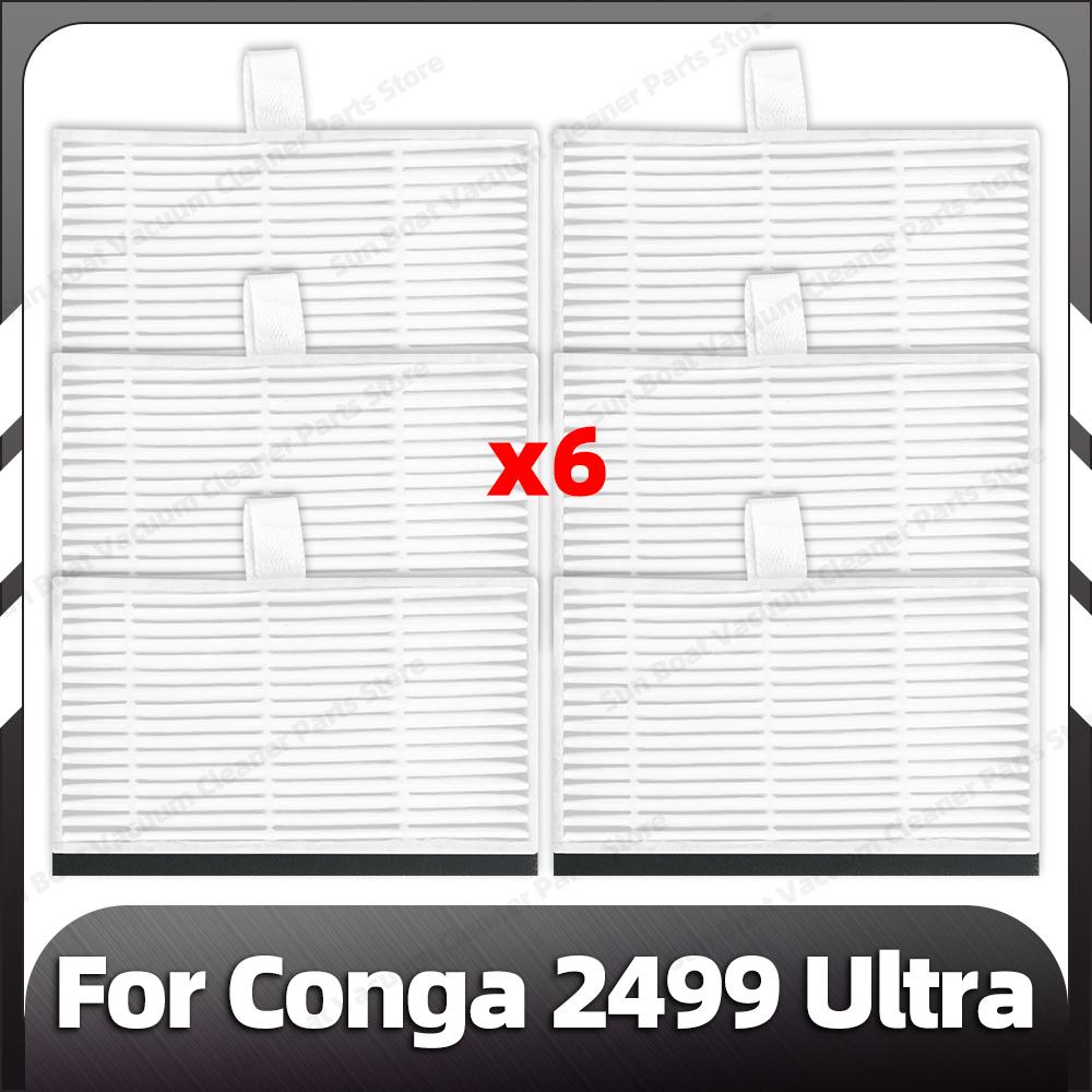 Compatible for Conga 2499 Ultra Replacement Main Side Brush HEPA Filter Mop Pad Dust Bags Spare Parts Accessories