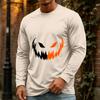 Men's Halloween Casual Long Sleeve Neck Shirt