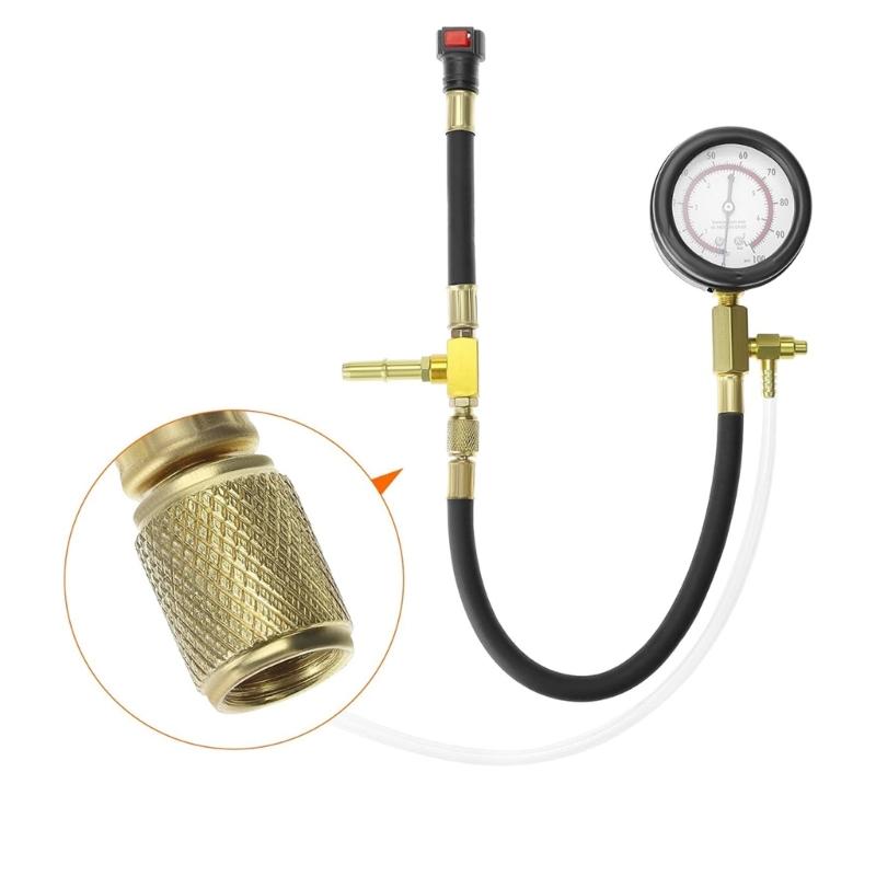 Motorcycle Fuel System Pressure Testing Diagnostic Tool Kit For Automotive Troubleshooting Mechanics And DIY Enthusiasts