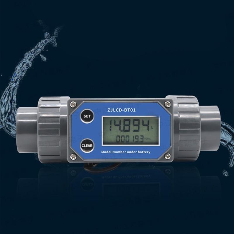 652F PVC Electronic Flowmeter Suitable For Accurate Liquid Measurement In Irrigation And Methanol Water Purification Systems