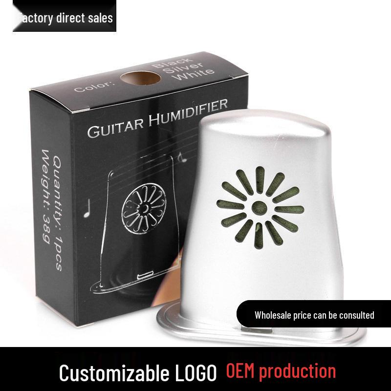 Wooden Guitar and Ukulele Soundhole Humidifier Black Humidifier