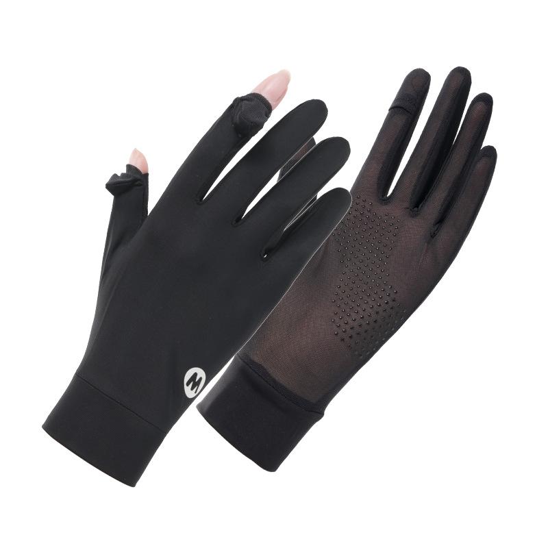 Sunscreen gloves womens summer thin One size