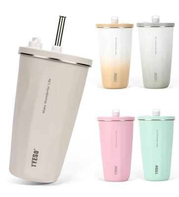 On Social TYESO Tumbler with Stainless with Vacuum Keeps Drinks Hot or Direct Large Available In Multiple 2025 Upgraded Edition [Trending Media]