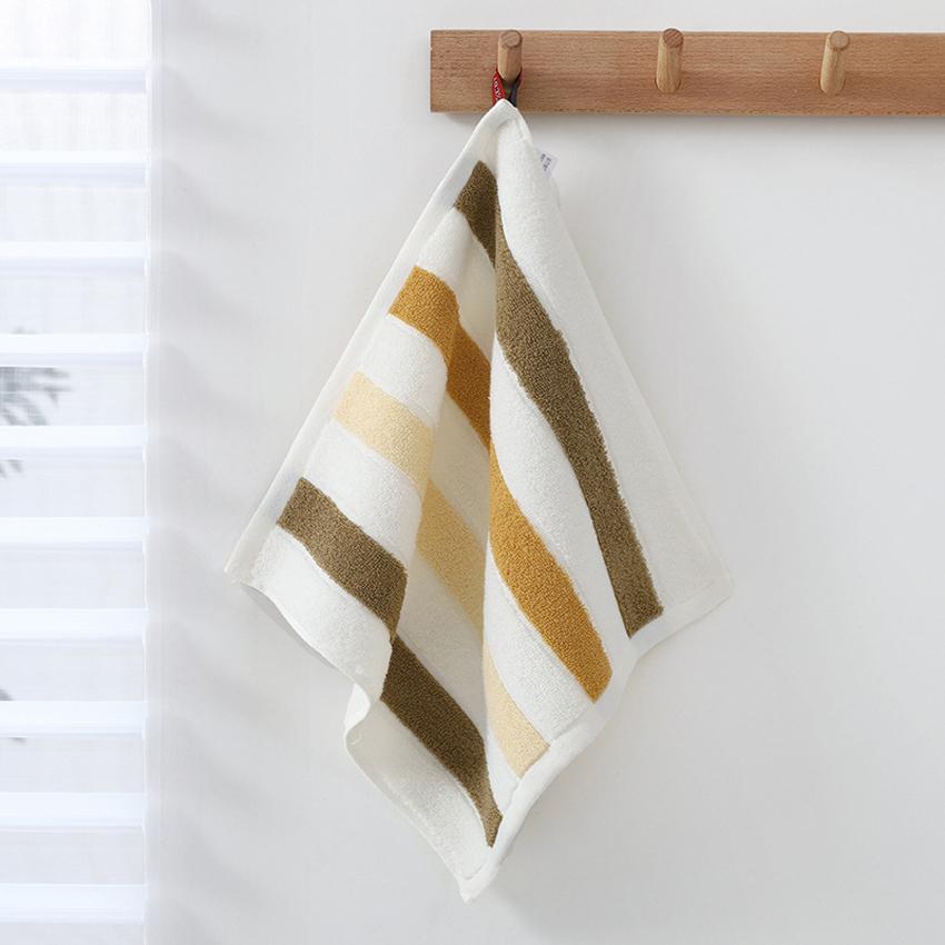 Rainbow Striped Hand Towel 100% Cotton Colorful Face Towels For Adults Kids Strong Absorbent Kitchen Bathroom Towel 34x34cm