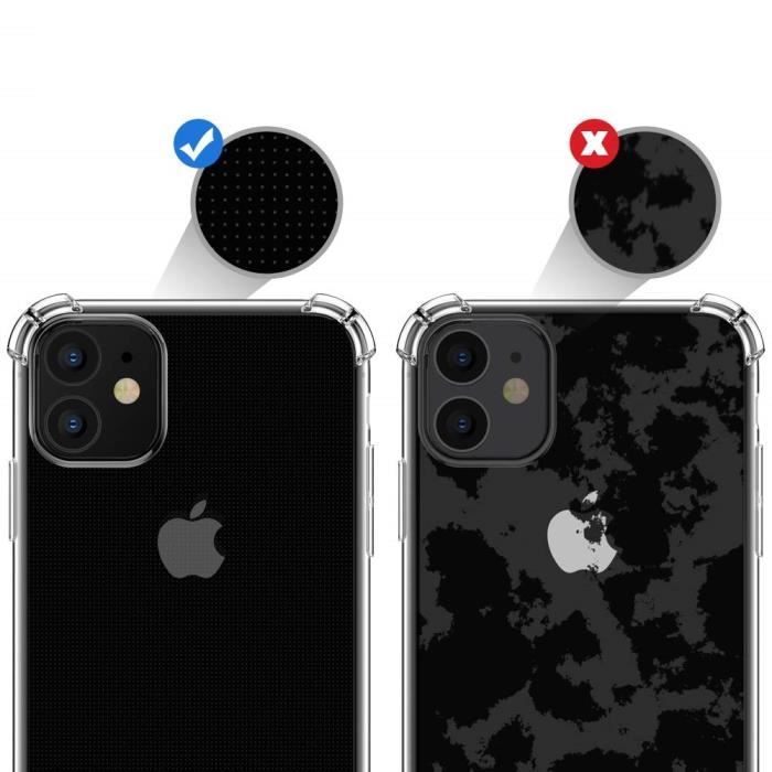 Shockproof Case - Phonillico® - iPhone 11 - Soft Silicone - Ultra Slim - Transparent