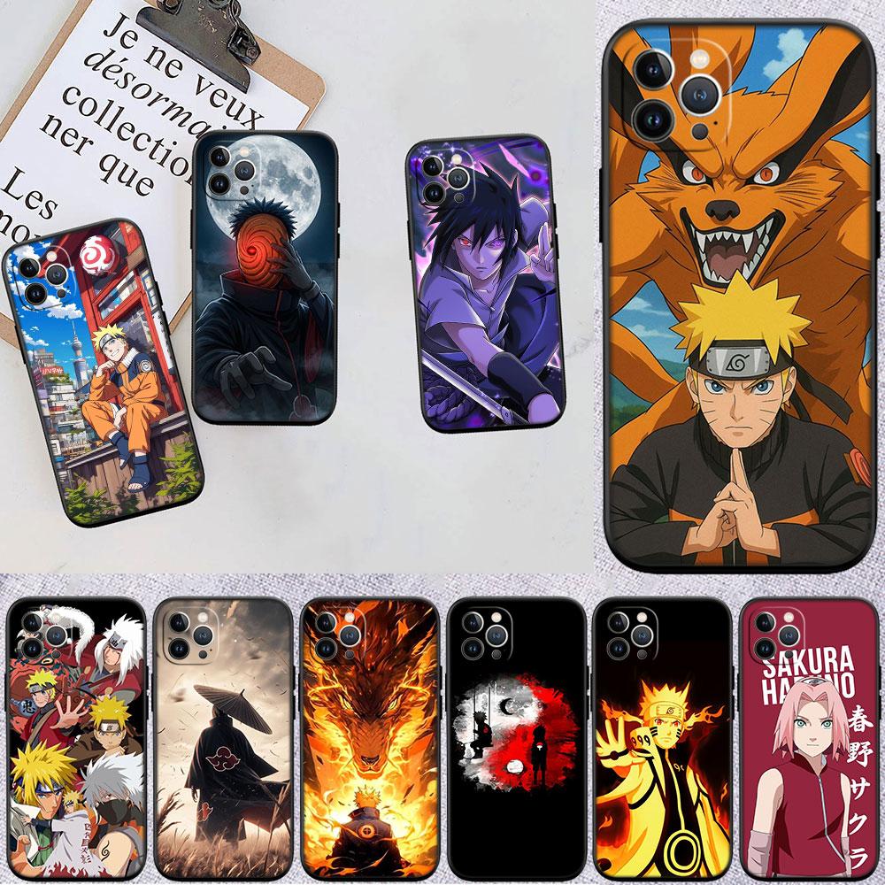 LO9 Anime Naruto Soft Shell Phone Case for Samsung Galaxy S20 S21 S22 Ultra FE + Plus A21S A22 A24 A25 A26 A30 A30S A31