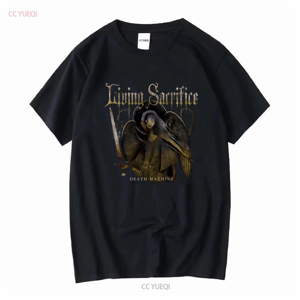 BEST TO BUY Living Sacrifice Death Machine American Music S 5XL T Shirt long or short sleeves vintage Washed Slightly Versatile