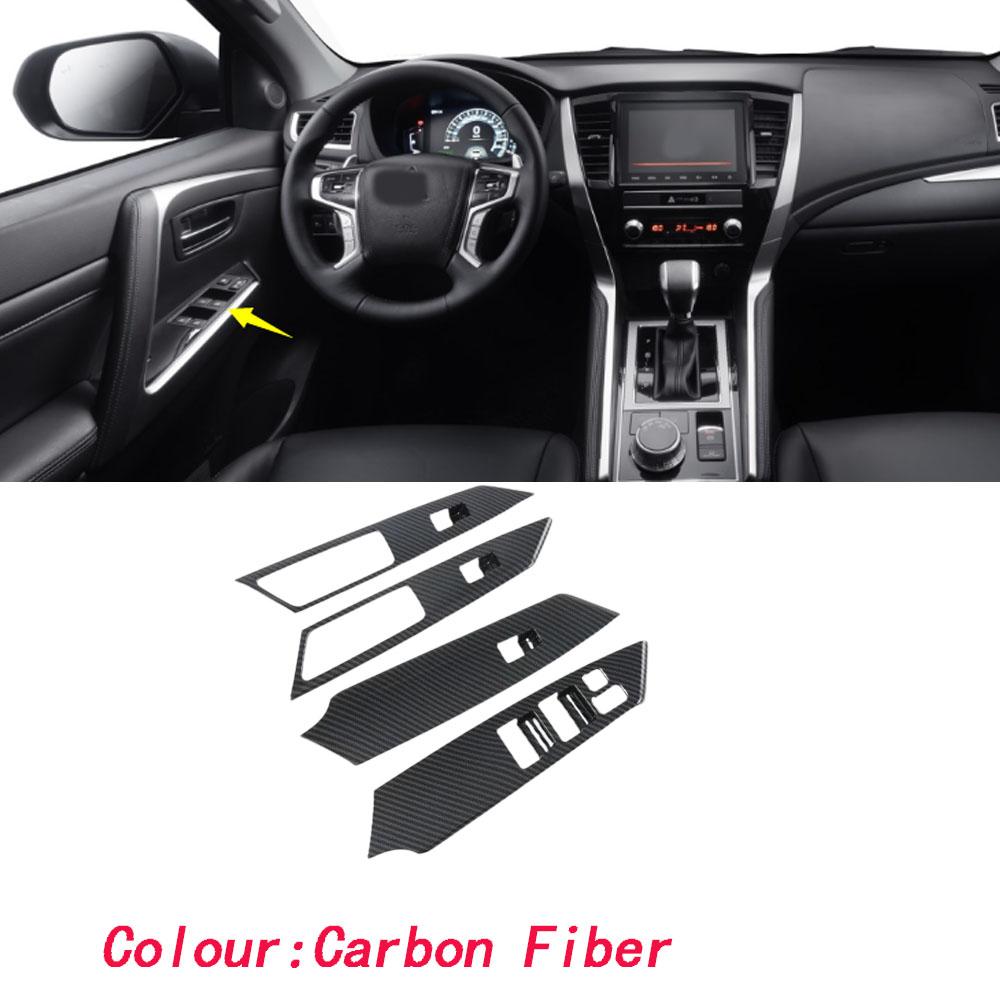 For Mitsubishi Pajero Sport    + Door Armrest Panel Window Glass Lift Handle Frame Box Outlet Wheel Cover Gear