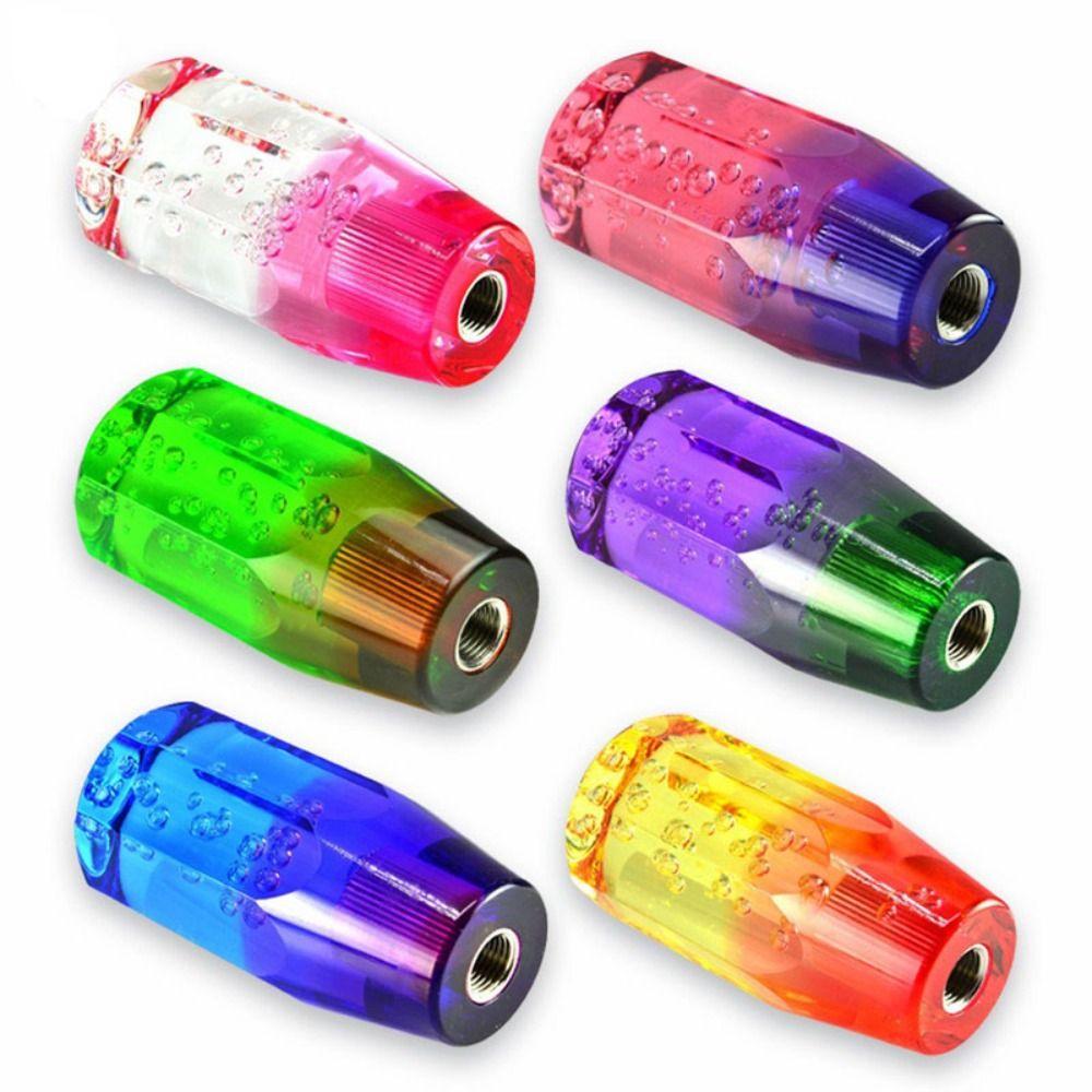 Transparent Bubble Transmission Shifter Crystal Transparent Manual Shift Knob  Car Accessories