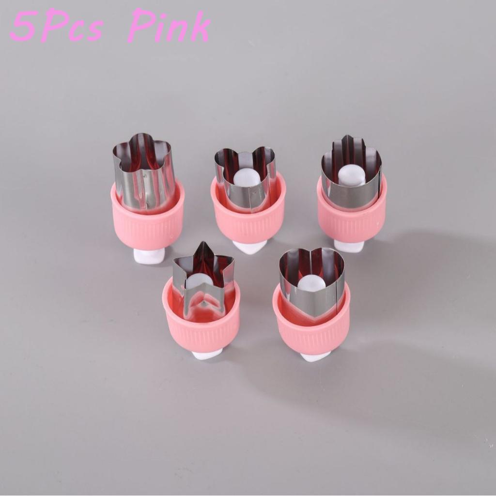 3/5/8Pcs Pressed Fruit Printing Cutting Flower Vegetable Kitchen Embossing Biscuit Cookie Cutting Mold For Kids Lunch Bento Box