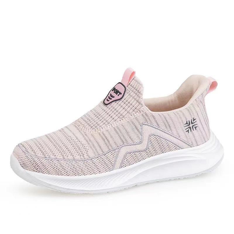 New Women's Walking Shoes Comfortable Casual Mother Soft-soled Casual Shoes Middle-aged Breathable Sneakers