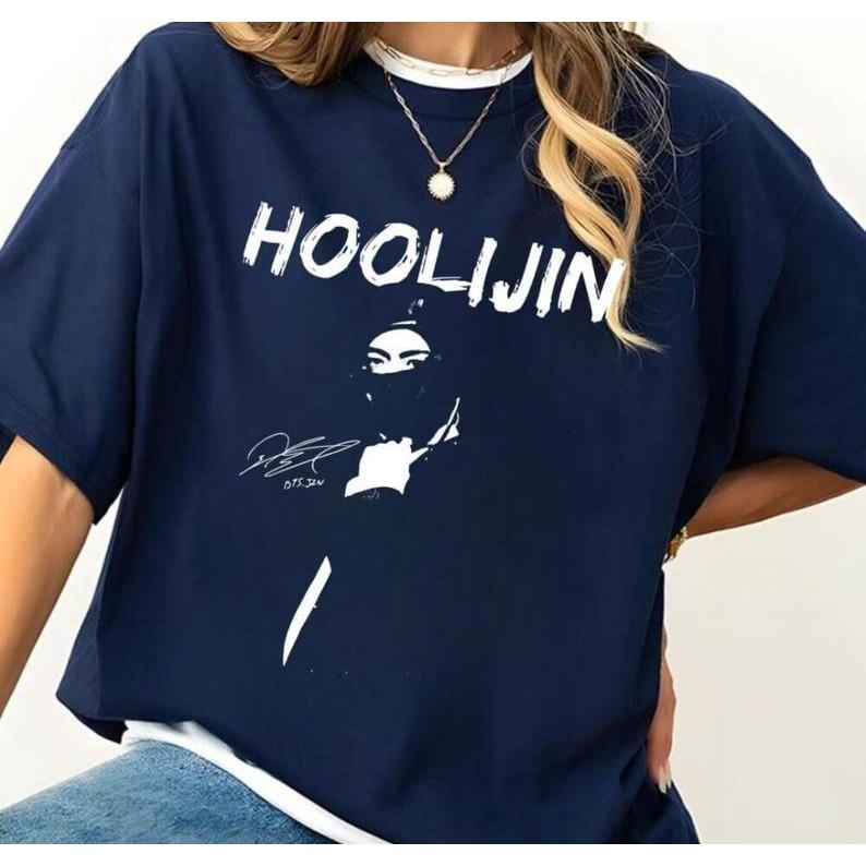 2026 Summer Fashion Trendy Hoolijin Meme Shirt, BTS Arirang, Hooligan Jin Meme Tee, Funny Hip Hop Streetwear Unisex Cotton T-shirt