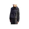 Adidas X Stella McCartney Solid Color Stand Collar Half Zip Loose Long Sleeve Jacket Women Jackets Black JG1066