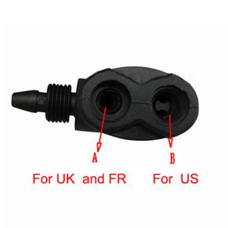 2pcs Cycling Accessory Bicycle Bike Cycle Tyre Tube Replacement Dual Head Air Pump Adapter Valve Useful Bicycle Component Pump