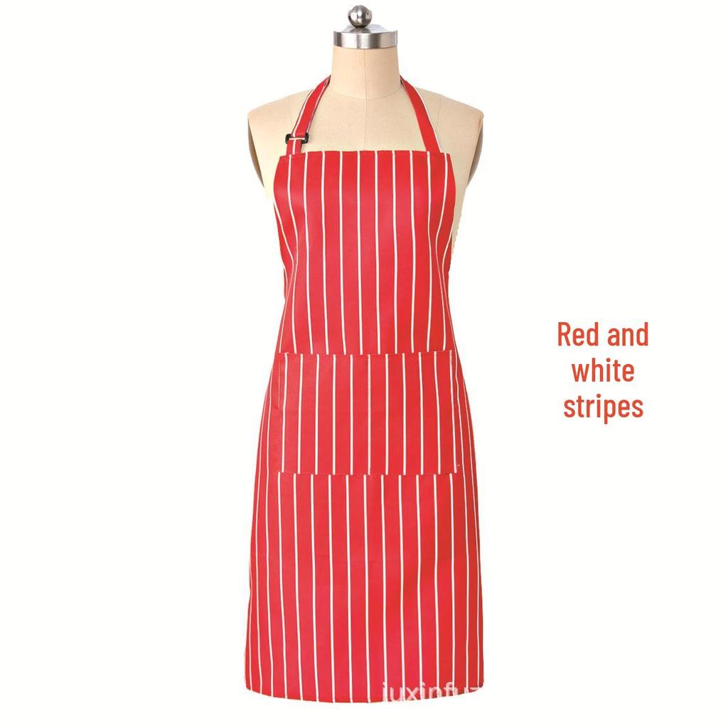 Long Anti-Fouling Chef Apron for Kitchen and Cafe Use