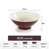 Net Celebrity Melamine Ramen Bowl: Two-Tone Creative Design, Large, Ideal for Mala Tang and Rice Noodles