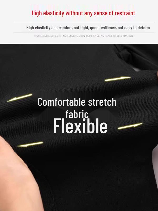Stylish Black Flared Trousers for Girls - Fitted Waist, Autumn/Winter 2025, Casual Long Fit for Teens
