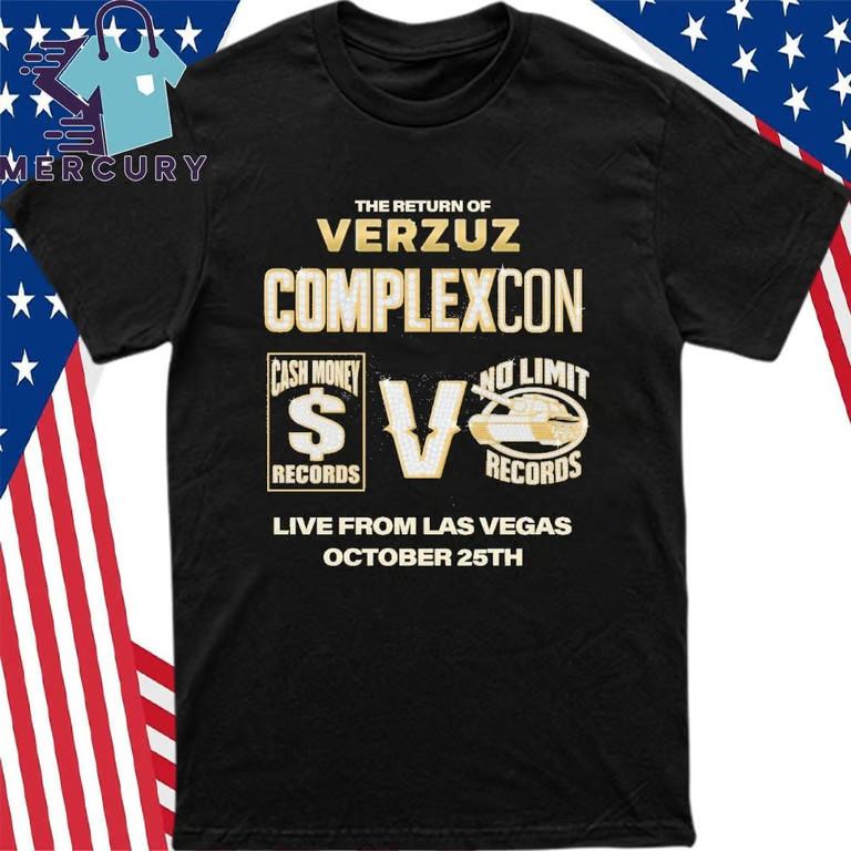 Verzuz Complexcon 2025 Cash Money vs No Limit Oct 25 2025 T-Shirt Unisex T-Shirt XL