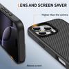Carbon Fiber Texture Matte Bumper Case For iPhone 17 Air 16 16E 15 14 13 Plus Pro Max Slim Military Protection Hard Back Cover