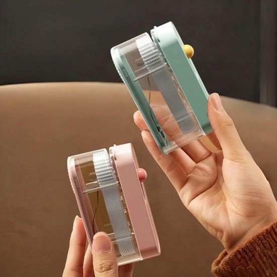 2PCS Floss Dispenser Automatic Pop-up Portable Storage Box Refillable with Ergonomic Picks Floss Case