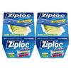 Bulk Purchase: Ziploc Rectangular Containers, 300ml, Kitchen Utensils, 2-Pack X 2 Sets