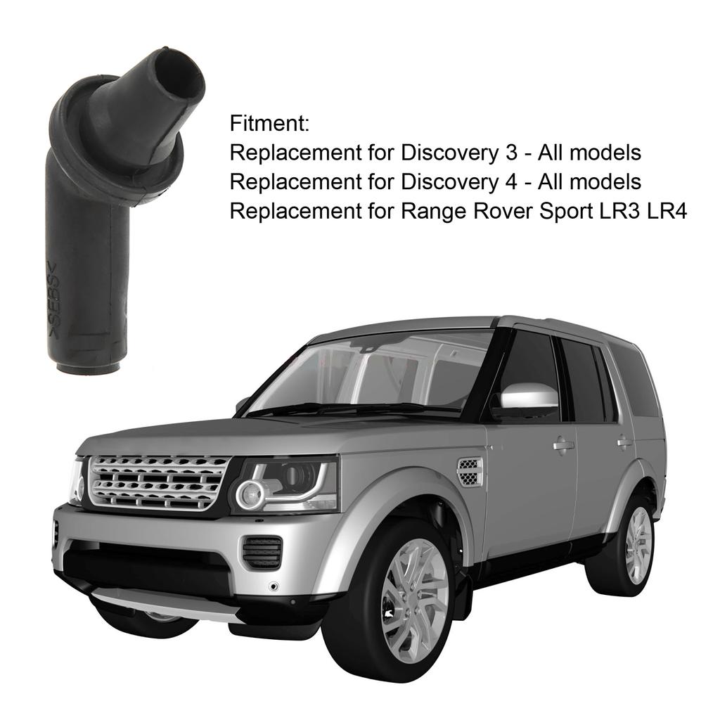 Sunroof Drain Pipe Connector Sunroof Drain Tube Connector EEH500100 Rubber Black Replacement for  Sport LR3 LR4