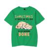 Sometimes It Takes Me All Day Graphic T Shirts Funny Cat Tshirts Oversize T-shirt Fashion Harajuku T-shirts Men Brand T-shirt