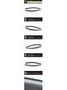 Rain Deflector with Plastic Bright Strip, Compatible with JAC 15 Models Refine M3/M5 Sun Visor Trim Accessories.