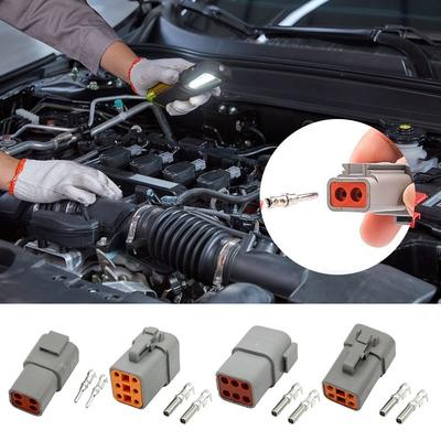 DTP04-2P Automotive Connector 4Pin Electrical Wire Connector Plug Sheath Car Accessories