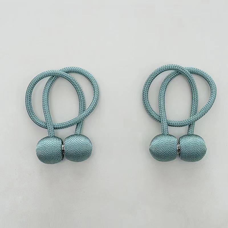 Magnetic Curtain Tieback Earphone Holder Rope Strap Hook Accessories