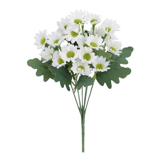 1/5/10/20/25Pcs Artificial Flower 7 Fork UV Resistant Fake Flower Home