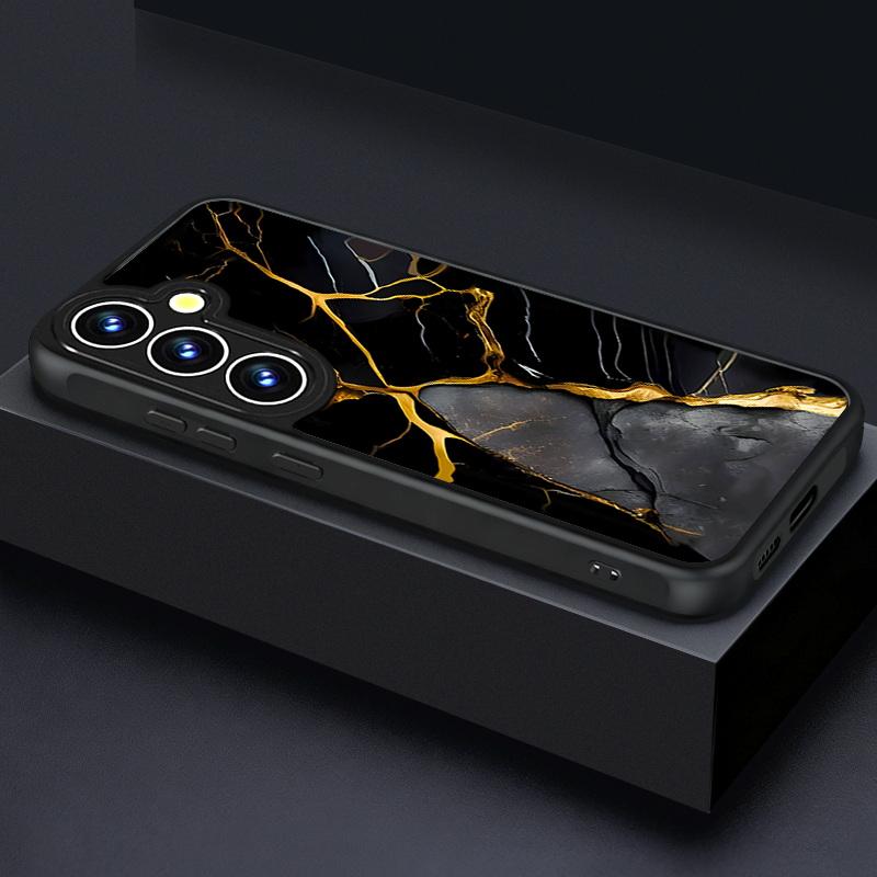 

Marble Printed Magnetic Phone Case For Samsung Galaxy S26 S25 S24 S23 S22 Ultra Plus S25 Edge S24 S23 FE TPU Acrylic Back Cover Galaxy S26