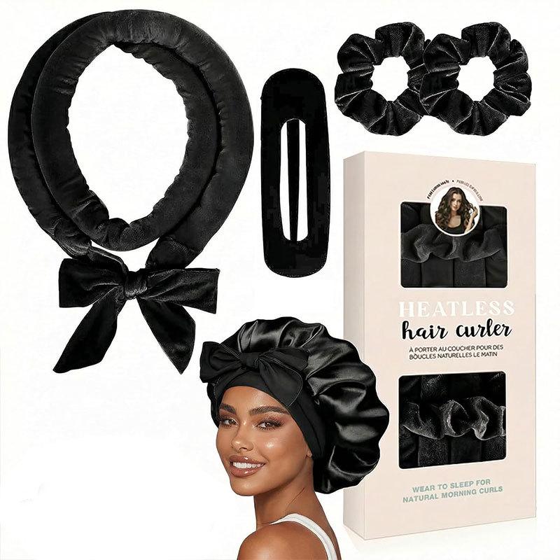 No-Heat Sleep-In Curling Rod for Effortless Waves