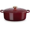 Cast Iron Roaster Le Creuset Signature Oval 29 Cm Garnet 4.7 L (21178299494441)