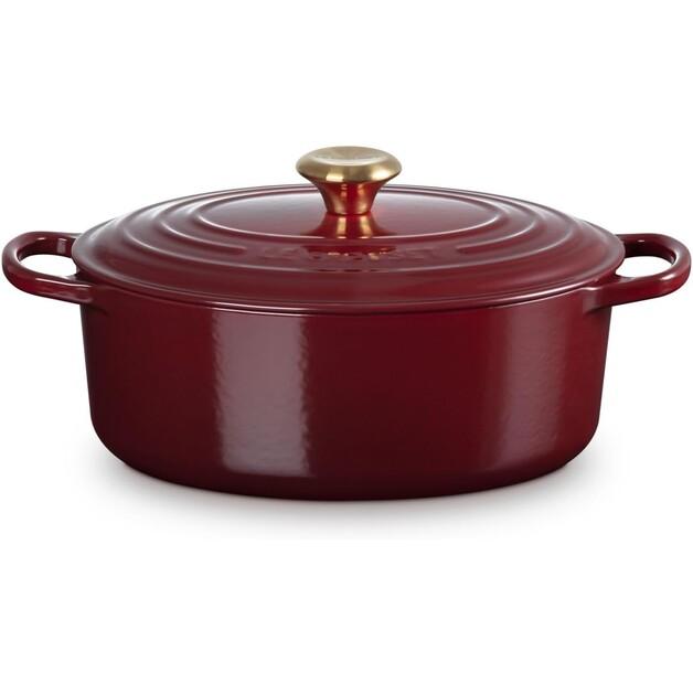 Cast Iron Roaster Le Creuset Signature Oval 29 Cm Garnet 4.7 L (21178299494441)