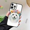 Cartoon Maltese Dog Phone Case For iPhone 17 Air 15 16 16e 11 12 13 14 Pro Max Cover For iPhone 17 Air Max Plus coque Fundas