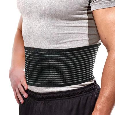 Nabelbruchgürtel für Männer und Frauen Bauchstützbandage Bruchbinde mit Bruchstützpolster hilft Schmerzen zu lindern
