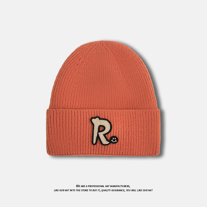 Autumn and Winter Hats for Women Warm Ear Protection Pullover Knitted Woolen Hats Casual and Versatile Baotou Cold Hats for Men